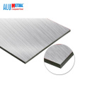 black brushed acp alucobond brushed silver dibond black silver alucobond panel board acm 1,22 x 5 metros